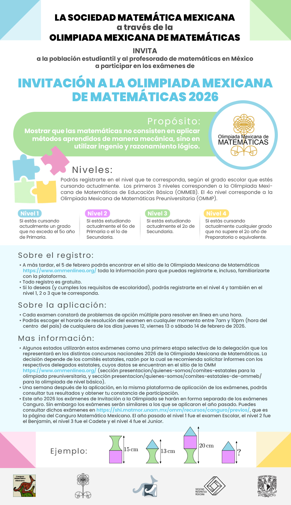 Examen de Invitación a la Olimpiada Mexicana de Matemáticas 2026